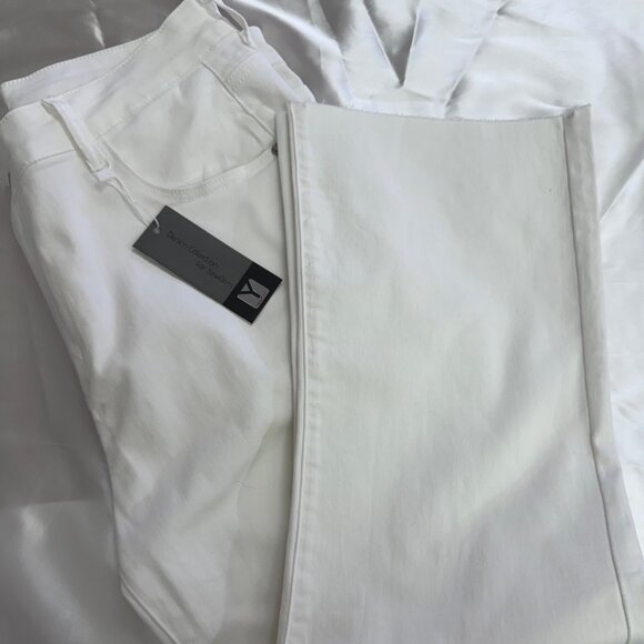 NWT YewFirm White Women Jeans - 16 - Picture 7 of 8